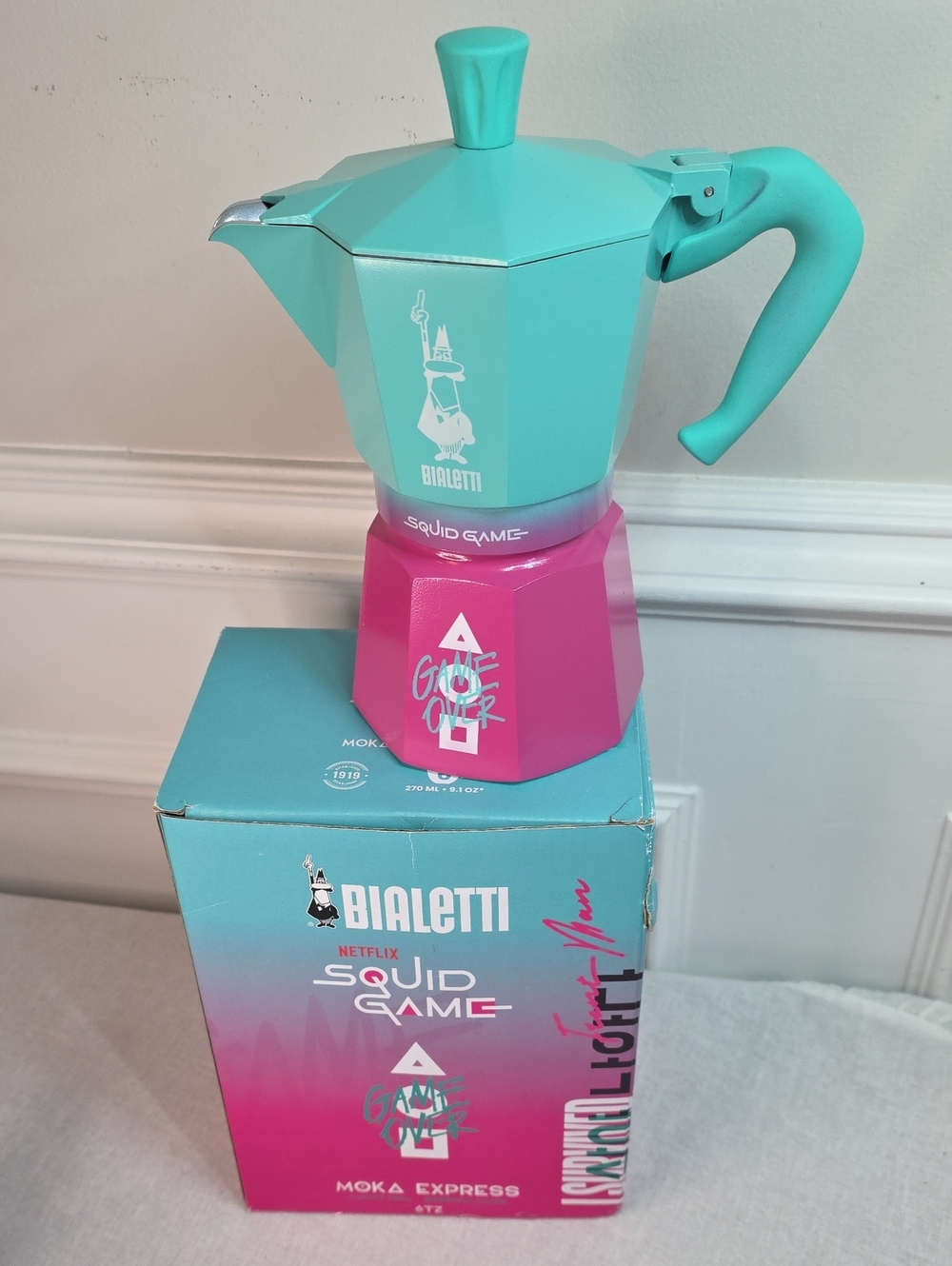Squid Game Moka Express 6-Cup Espresso Maker